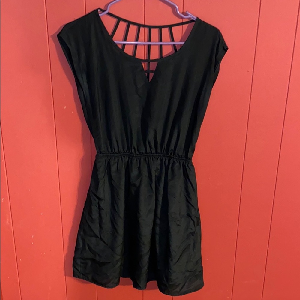 Black Dress with Accented back